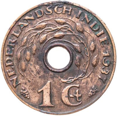 купить Голландская Ост-Индия 1 цент (cent) 1937