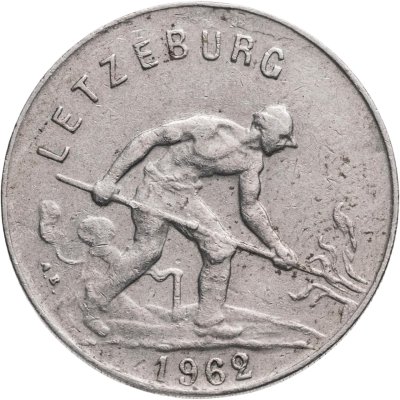 купить Люксембург 1 франк (franc) 1962