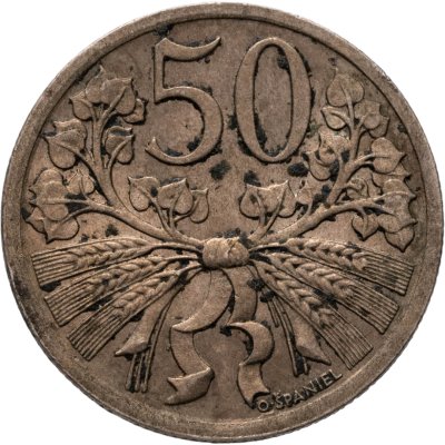 купить Чехословакия 50 геллеров (haleru) 1931