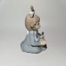 Купить Статуэтка "Девочка с тарелкой", фарфор, роспись, NAO Porcelain, Испания, 1988-2000 гг.