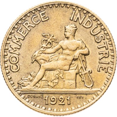 купить Франция 2 франка (francs) 1921