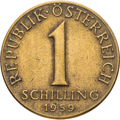 купить Австрия 1 шиллинг (shilling) 1959