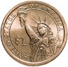 Купить США 1 доллар (dollar) 2008 P "7-й президент США - Эндрю Джексон" знак монетного двора "P" - Филадельфия