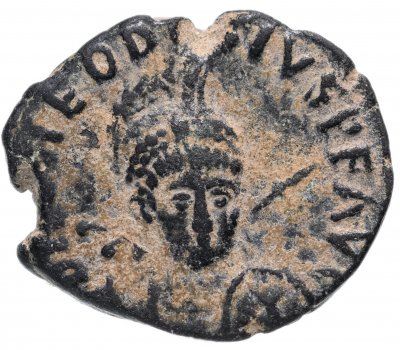 купить Римская империя, Феодосий I, 379-395 годы, нуммий.