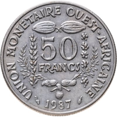купить Западная Африка (BCEAO) 50 франков (francs) 1987