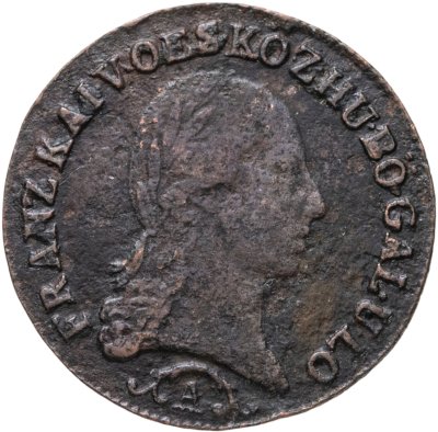 купить Австрия 1/2 крейцера 1812, знак монетного двора "А" - Вена