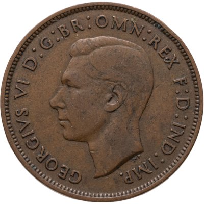 купить Великобритания 1 пенни (penny) 1937
