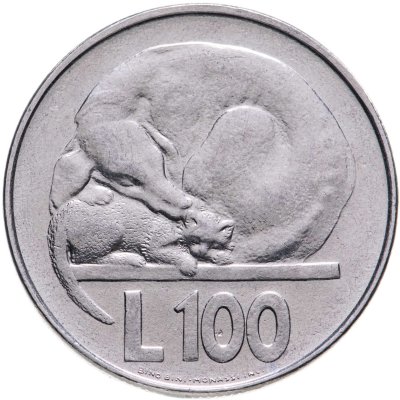купить Сан-Марино 100 лир 1975 "Любовь у животных"