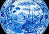 Купить Блюдо в стиле шинуазри, фаянс, деколь, Wedgwood, Великобритания, 1850-1900 гг.