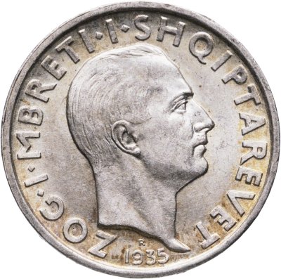 купить Албания 1 франк (франг, frang ar) 1935