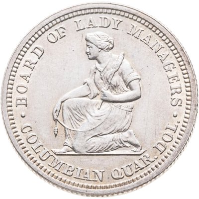 купить США 25 центов 1893 "Изабелла - Колумбийская выставка"