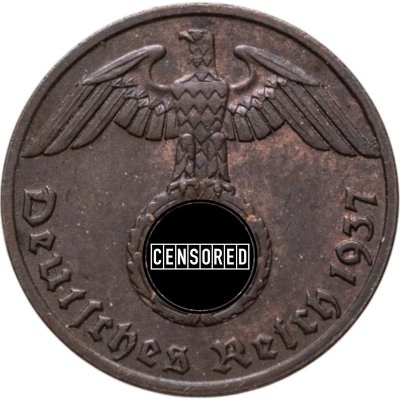 купить Германия, Третий рейх 1 рейхспфенниг (reichspfennig) 1937 "А"