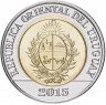 Купить Уругвай 10 песо 2015 "Положение о земле 1815 года"