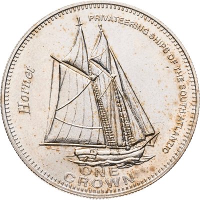 купить Тристан-да-Кунья 1 крона (crown) 2006 "Каперские суда Южной Атлантики - Hornet"