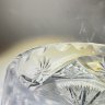 Купить Конфетница круглой формы с геометрическим декором, хрусталь, пресс, СССР, 1970-1990 гг.
