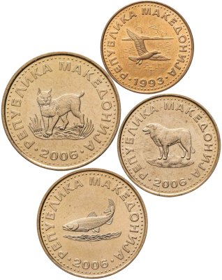 купить Македония. Набор №6 (4 монеты) 1993-2008