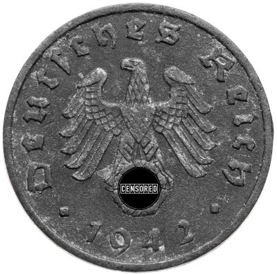 купить Германия, Третий Рейх 1 рейхспфенниг 1942 "A"