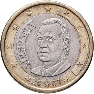 купить Испания 1 евро (euro) 2007