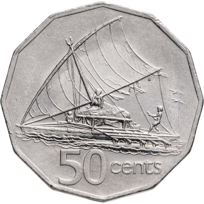 купить Фиджи 50 центов (cents) 1990