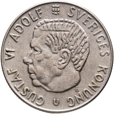 купить Швеция 1 крона (krona) 1963 U