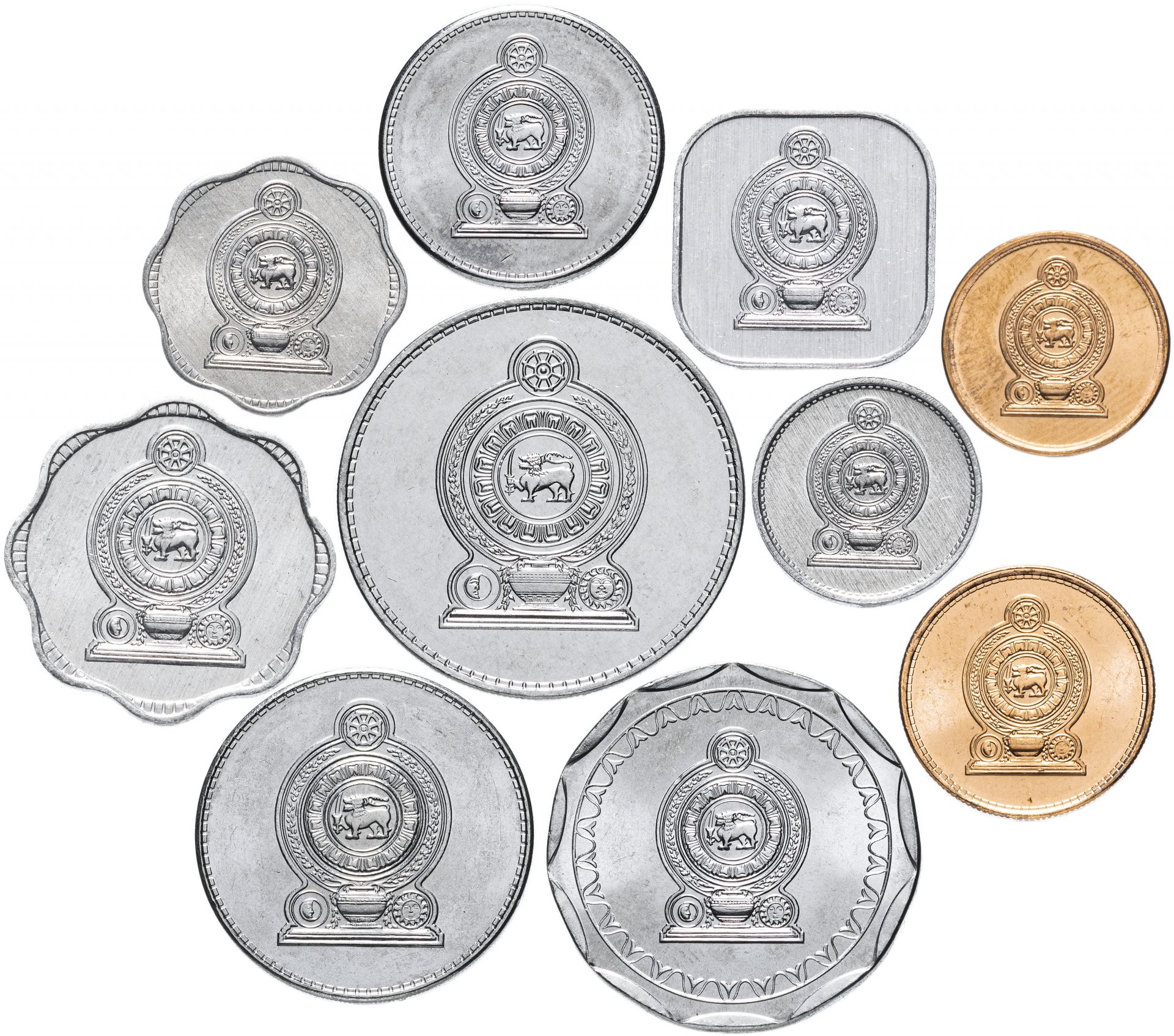 Монеты шри ланки. Наборы монет Шри Ланка. Шри-Ланка набор монет 1978-2016 год. Шри Ланки монеты современные.