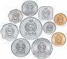 Купить Шри Ланка набор монет 1978-2016 (10 штук)