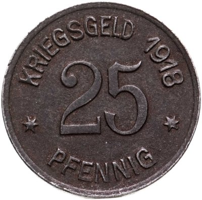купить Германия (Кобленц) нотгельд 25 пфеннигов 1918