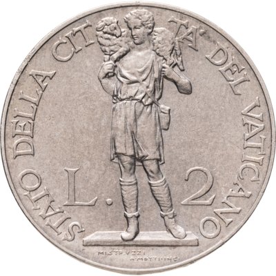 купить Ватикан 2 лиры (lire) 1937