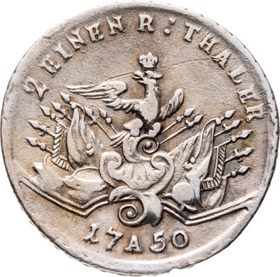 купить Германия (Пруссия) 1/2 талера 1750 А