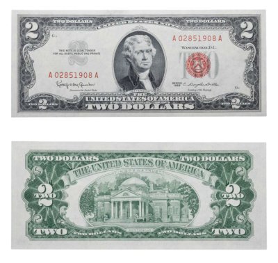 купить США 2 доллара 1963 года (Pick 382a)