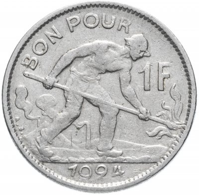 купить Люксембург 1 франк (franc) 1924