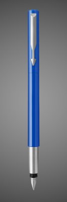 Купить Перьевая ручка Parker Vector Standard F01, цвет: Blue, Металлы: латунь, пластик, хром, 2026 г.