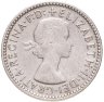 Купить Австралия 6 пенсов (pence) 1953-1963, серебро 500 пробы 2.83 грамм