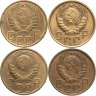 Купить Набор монет СССР 5 копеек 1938-1946 (4 монеты)