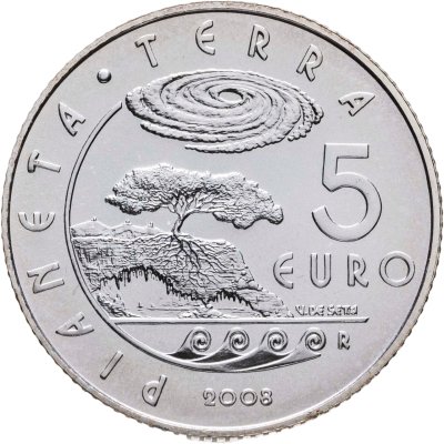 купить Сан-Марино 5 евро (euro) 2008 "Международный год Планеты Земля"
