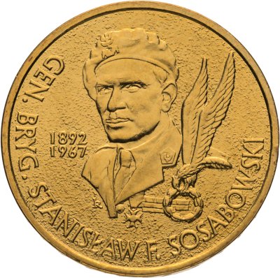 купить Польша 2 злотых (zlote) 2004 Генерал Станислав Сосабовски (1892-1967)
