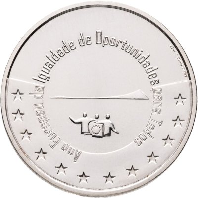 купить Португалия 5 евро 2007 "Европейский год равных возможностей"