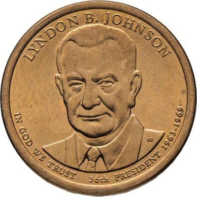 купить США 1 доллар (dollar) 2015 D Линдон Бэйнс Джонсон (36-й президент США)