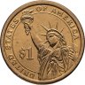 Купить США 1 доллар (dollar) 2015 D Линдон Бэйнс Джонсон (36-й президент США)