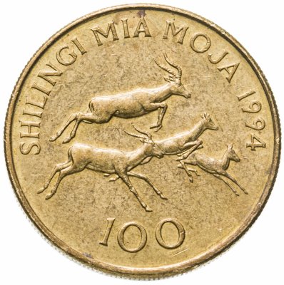 купить Танзания 100 шиллингов (shillings) 1994