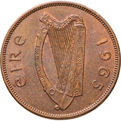 купить Ирландия 1 пенни (penny) 1965