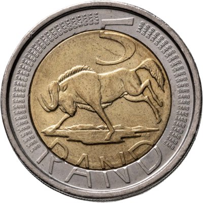 купить ЮАР 5 рэндов (рандов, rand) 2006