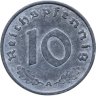 Купить Германия, Третий рейх 10 рейхс пфеннигов (reichspfennig) 1943 двор А