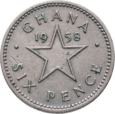 купить Гана 6 пенсов (pence) 1958