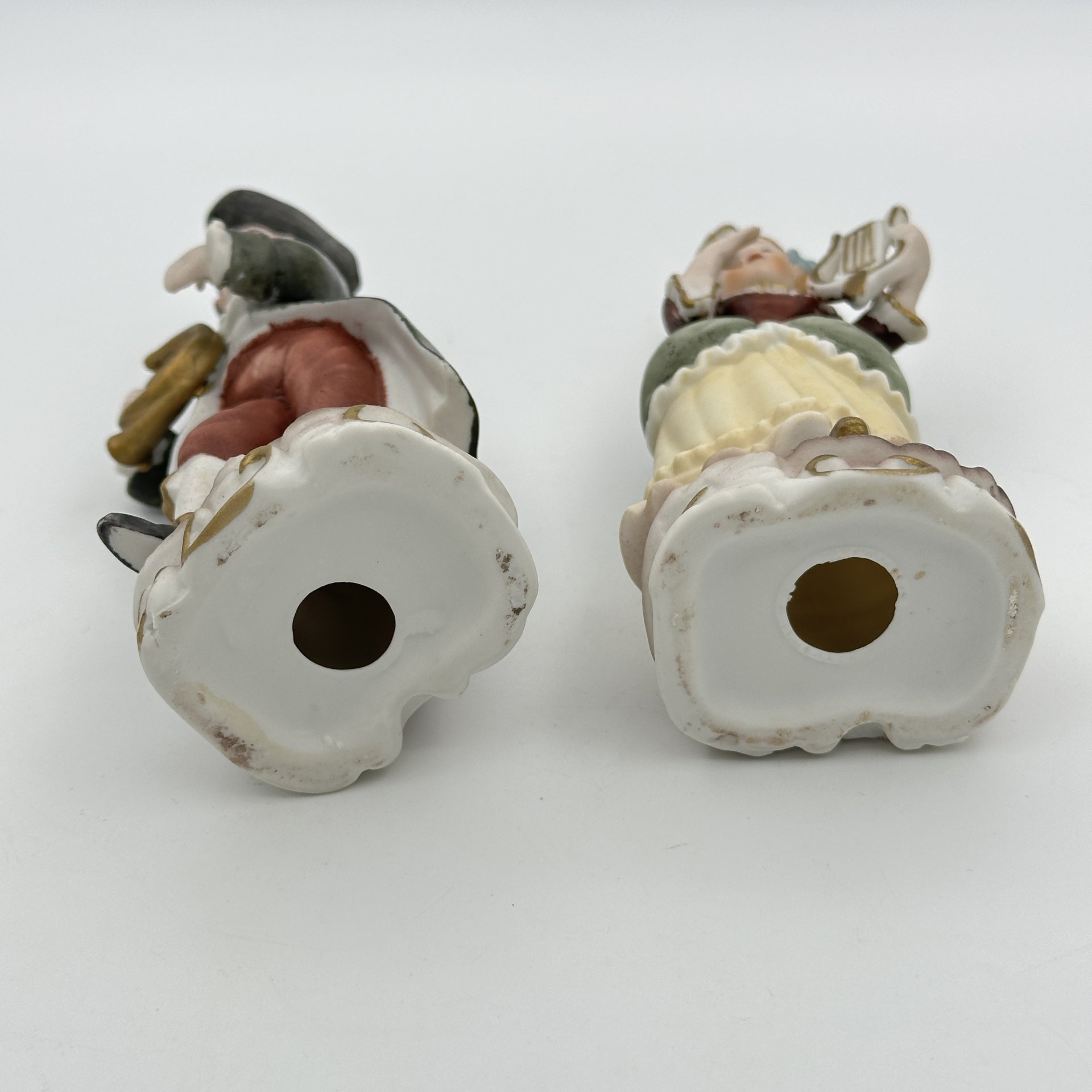 Статуэтки парные "Музыканты" ("Кавалер с трубой и дама с лирой ...