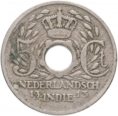 купить Голландская Ост-Индия 5 центов (cents) 1913