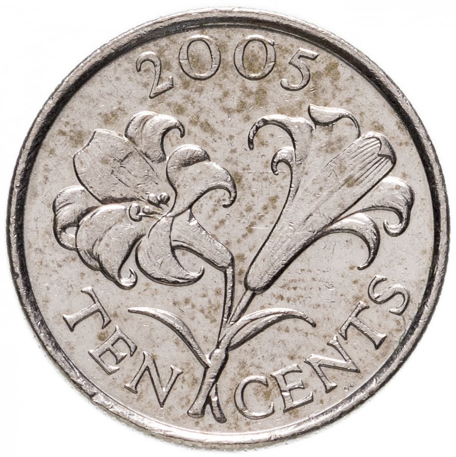 купить Бермуды 10 центов (cents) 1999-2009, случайная дата