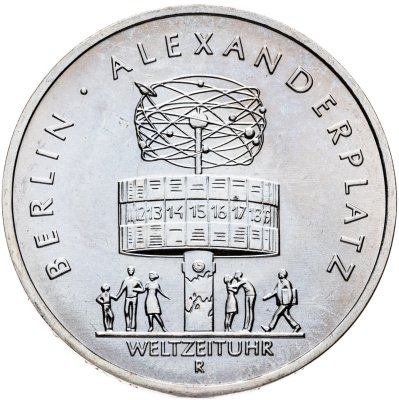 купить Германия (ГДР) 5 марок 1987 "750 лет Берлину – Александрплац"