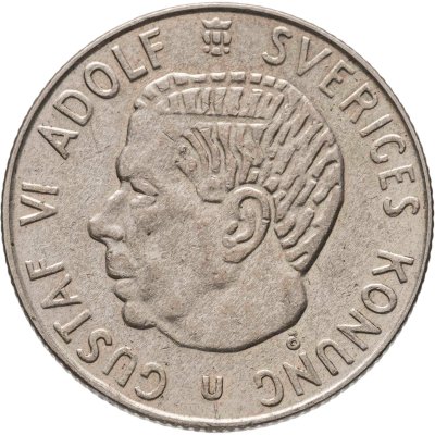 купить Швеция 1 крона (crown) 1964