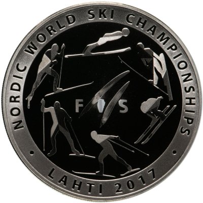 купить Беларусь 1 рубль 2017 "Лахти Чемпионат мира по лыжным видам спорта"